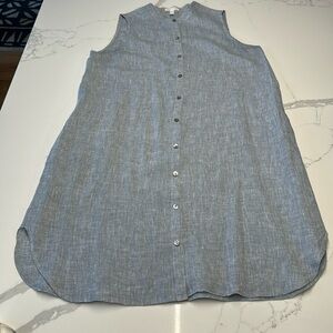Eileen fisher linen dress m